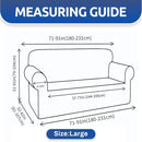 XINEAGE 2025 New 1 Piece Couch Covers for 3 Cushion Couch (79"-91") Stretch Sofa Cover Slipcover Pet Friendly Soft Washable Furniture Protector with Elastic Bottom for Kids,Dog (Sofa, Light Gray)