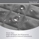 Easy-Going Reversible Couch Cover for 3 Cushion Couch Sofa Cover for Dogs Water Resistant Furniture Protector Cover with Foam Sticks Elastic Straps for Pet Cat (Sofa, Gray/Light Gray)