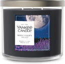 Yankee Candle Mid Summer's Night, Scented Candle, 14.5oz 3-Wick Candle Jar with up to 40 Hours Burn Time