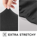 PureFit Super Stretch Sofa Slipcover – Spandex Non Slip Soft Couch Sofa Cover, Washable Furniture Protector with Non Skid Foam and Elastic Bottom for Kids, Pets （Sofa, Dark Gray）