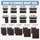 Smiry Waterproof Dog Bed Cover Pet Blanket, Soft Washable Dog Blanket for Furniture Bed Couch Sofa Reversible, Checkered (40"x70", Chocolate/Chocolate)