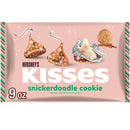 HERSHEY'S KISSES Snickerdoodle Cookie Flavored, Christmas Candy Bag, 9 oz