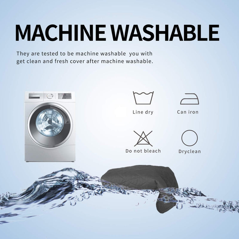 Easy-Going Sectional Couch Covers for Dogs L Shape Sofa Cover Reversible Sofa Slipcover Chaise Lounge Cover Furniture Protector Cover for Pets Dog Cat (Large, Dark Gray/Dark Gray)