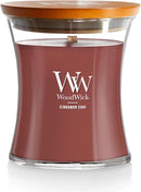 WoodWick Cinnamon Chai Medium Hourglass Candle Premium Soy Blend Wax with Pluswick Innovation Wood Wick