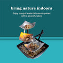 HoMedics Tabletop Zen Water Fountain – Indoor Relaxation & Décor with Soothing Sounds