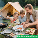 iBayam Kitchen Scissors All Purpose Heavy Duty, Kitchen Utensils Set, Stainless Steel Cooking Utensils Gadgets, Meat Poultry Food Shears Dishwasher Safe Utility Tools Home Gift, with Protective Sheath