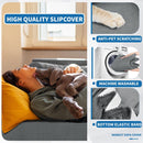 XINEAGE 2025 New 1 Piece Couch Covers for 3 Cushion Couch (79"-91") Stretch Sofa Cover Slipcover Pet Friendly Soft Washable Furniture Protector with Elastic Bottom for Kids,Dog (Sofa, Light Gray)