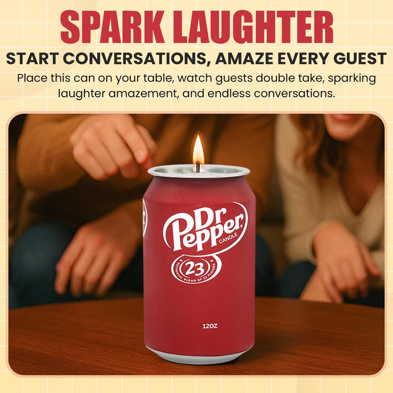 Dr Pepper Candle – The Cute & Funny Soda Candle for Cool Gifts – Dr Pepper Stuff – Cute Candles, Cool Things & Dr Pepper Gifts