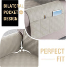 PrinceDeco 100% Waterproof Sofa Covers Couch Cover Sofa Cover for Dogs Couch Protector Triple Non-Slip Sofa Slipcover for 3 Cushion Couch Furniture Protector Pet Dog Friendly (Sofa 68'',French Oak)