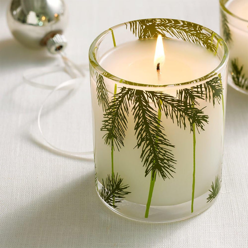 Thymes Frasier Fir Pine Needle Candle – Holiday Candles for Home Scented with Notes of Crisp Siberian Fir, Cedarwood & Sandalwood – Christmas Decor – Christmas Gifts for Women & Men (6.5 oz)