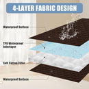 Smiry Waterproof Dog Bed Cover Pet Blanket, Soft Washable Dog Blanket for Furniture Bed Couch Sofa Reversible, Checkered (40"x70", Chocolate/Chocolate)