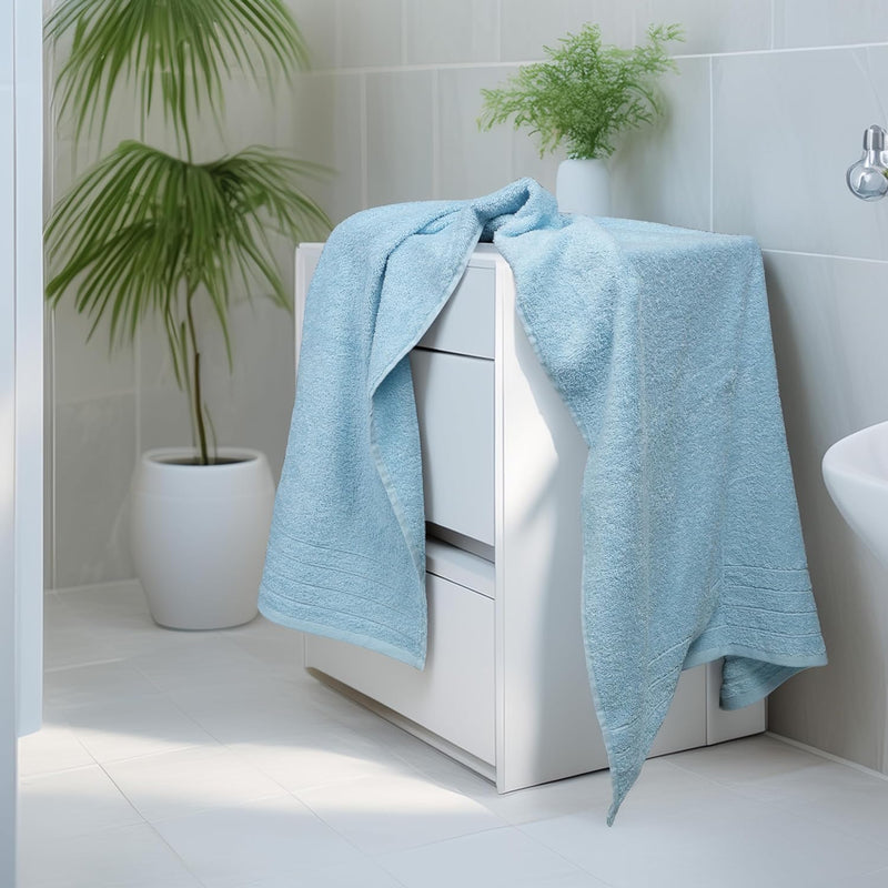 Tens Towels Pack of 4 Extra Large Bath Towels 30 x 60 Inches, 100% Cotton, Larger & Lighter Weight, Quicker to Dry, Super Soft and Absorbent, Perfect for Bathroom, Dark Grey