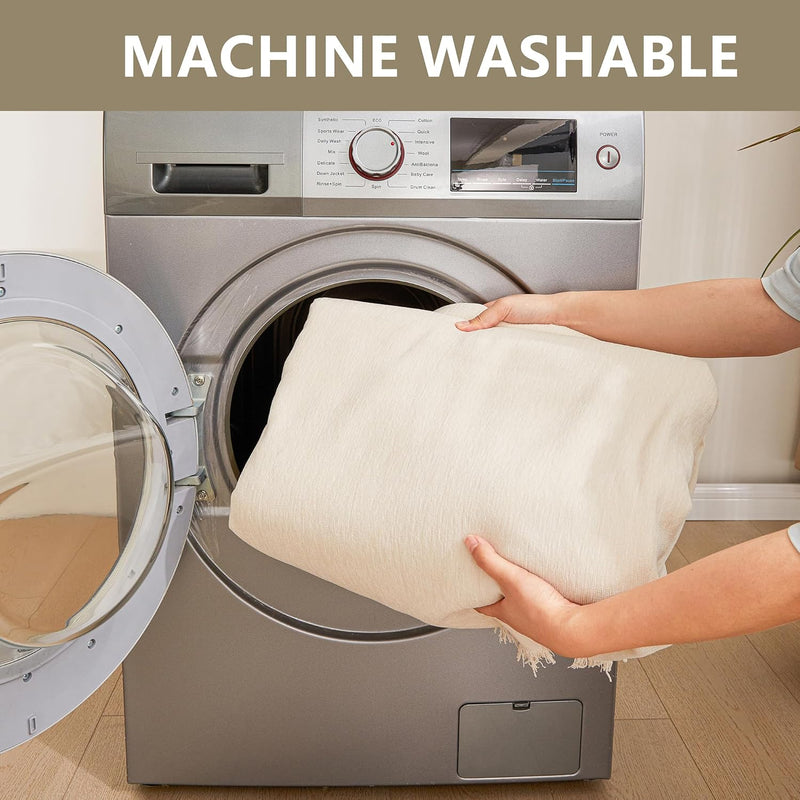 MYSKY HOME Couch Cover for Pets, Beige Couch Covers for 2 Cushion Couch Sofa, Sofa Slipcover Sectional L Shape Chenille Covers for Pets, Throw Couch for Dogs, Kids,71" X118"