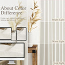 Cream Linen Back Tab Curtains 84 Inch Length for Living Room 2 Panel Set Neutral Modern Farmhouse Window Privacy Semi Sheer Linen Drapes Rustic Pinch Pleated Look Curtain Natural Ivory Colored