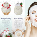 SpaLife Beauty Holiday Treats Christmas Face Mask Bundle | Korean Facial Mask | Hydrating, Soothing and Moisturizing Sheet Mask Set | Stocking Stuffers for Women | Bulk Christmas Gifts | 12 Pack