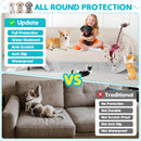Loiion 100% Double-Sided Waterproof Dog Sofa Cover - Anti-Slip, Leakproof Couch Cover, Pet-Friendly Couch Protectors for Puppy, Large Dog, Kids and Pets Almond150 X91