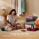 Bedsure GentleSoft White Throw Blanket for Couch - Cozy Blanket for Women, Cute Fleece Throw for Girls, Christmas Birthday Gifts for Women Men Teen, Room Home Boho Fall Decor, Off White, 50x60 Inches