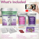 Luna Bean Hand Casting Kit – The Original Hand Mold Kit for Couples – Christmas Gifts for Women, Bridal Shower, Wedding, Engagement Gifts Her Him Anniversary Men Mom Wife Husband Boyfriend Girlfriend