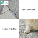 Bedsure 100% Waterproof Couch Cover for Dogs Washable - Non Slip Waterproof Dog Blanket for Couch Sofa, Lightweight Furniture Protector Durable for Pet Cat Puppy with Non-Slip Bottom, Grey, 30x70IN