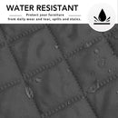 Easy-Going Sectional Couch Covers for Dogs L Shape Sofa Cover Reversible Sofa Slipcover Chaise Lounge Cover Furniture Protector Cover for Pets Dog Cat (Large, Dark Gray/Dark Gray)