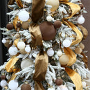 Sea Team 25-Pack Flocked Velvet Christmas Tree Ball Ornaments Set, Decorative Hanging Baubles, Shatterproof Plastic Decorations for Xmas Tree, Wreath, Garland, 60mm/2.36 Inches, Baking Time