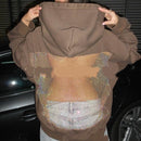 Women's Hooded Sportswear Casual Long Sleeved Shirt