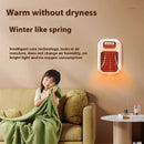 Wall Mounted Portable Small Electric Heater With Remote Control, Adjustable Silent Thermostat Suitable For Winter Home Offices Bathroom
